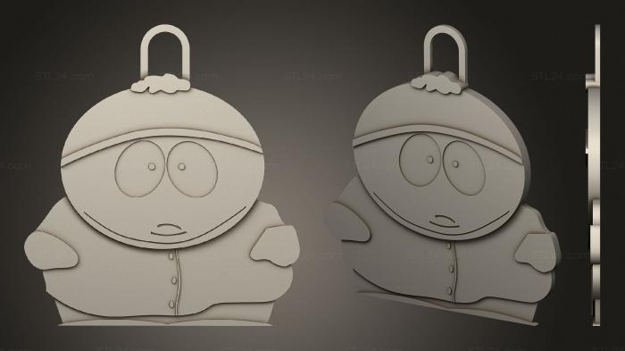 2D (Cartman, 2D_0017) 3D models for cnc